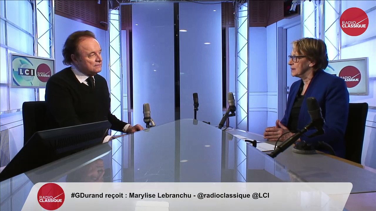 Marylise Lebranchu, invitée de Guillaume Durand avec LCI