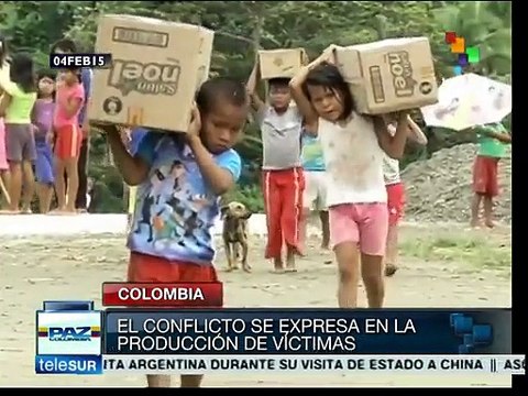Colombia: piden reconocer a víctimas del conflicto armado y social