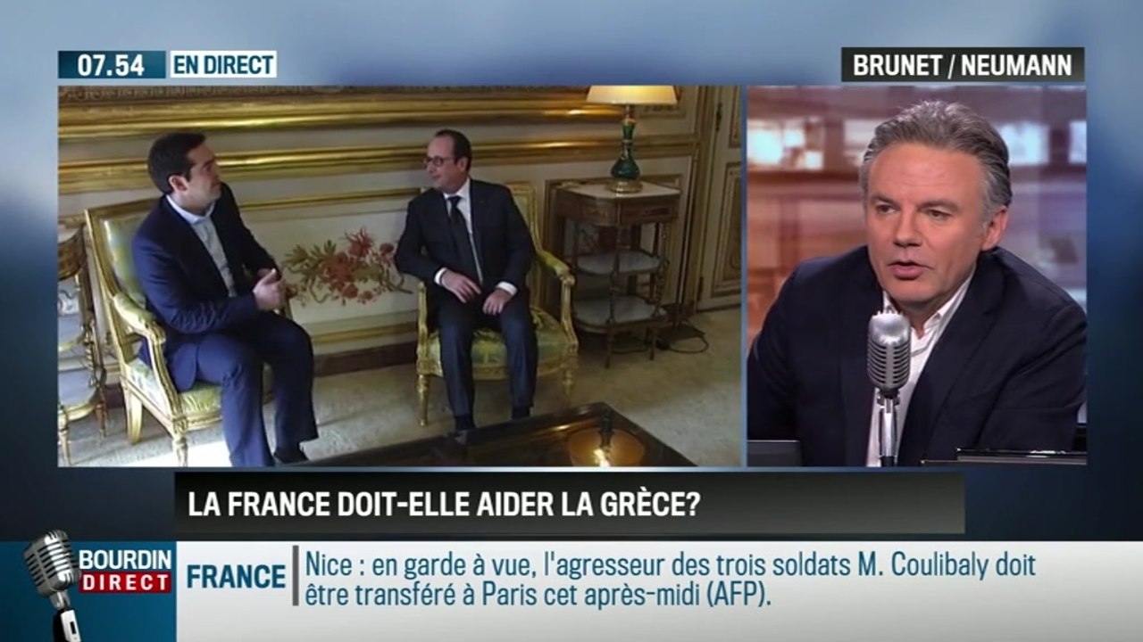 Brunet & Neumann : La France doit-elle aider la Grèce à alléger sa dette ? – 05/02