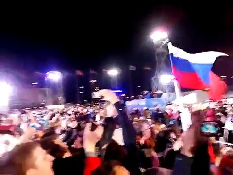 Награждение сборной России по фигурному катанию в Сочи 2014