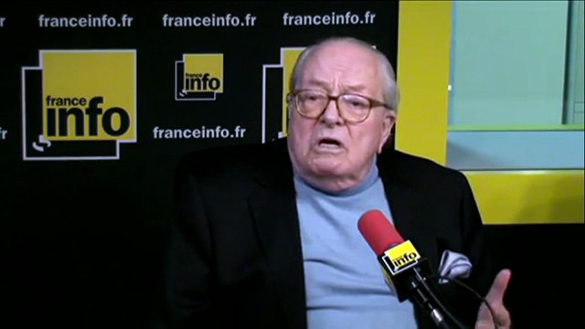 Jean-Marie Le Pen raille le Charlie business après l'attentat du 7 janvier (France Info)