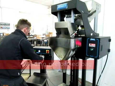 TECHNO D - Semiautomatic pneumatic welder mod. TOP SEAL with LINEAR WEIGHER