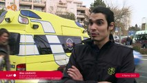SUJET- Des étudiants ambulanciers s'entraînent à Onex