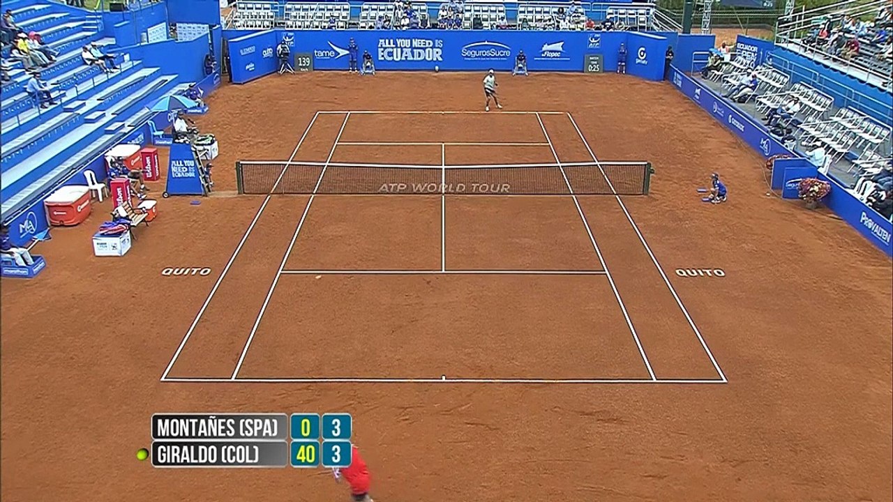 ATP Quito - Montanes fait tomber Giraldo
