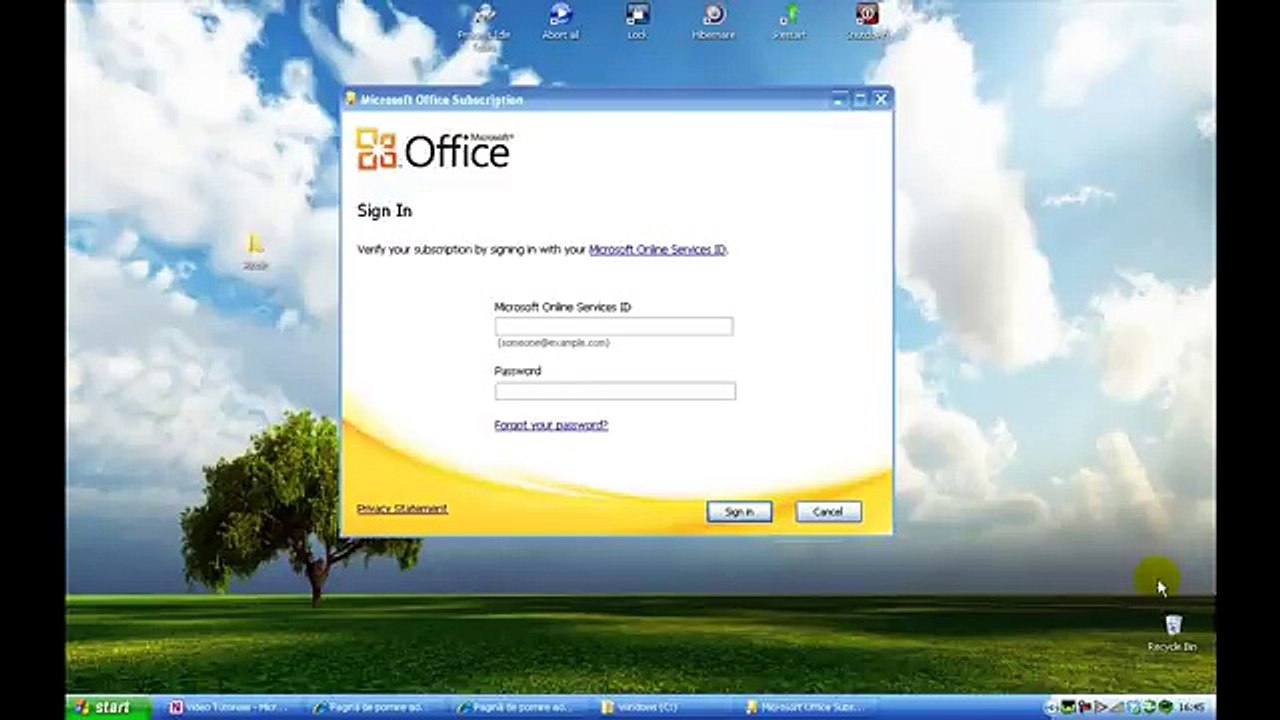 Cum activez licenţa pentru Microsoft Office 2010 PRO PLUS Subscription _