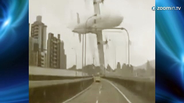 Dash cameras capture deadly Taiwanese plane crash