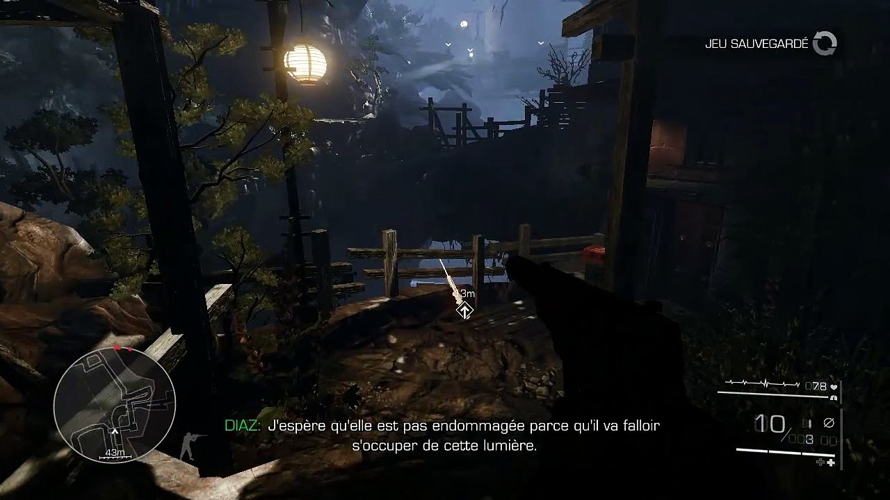 Extrait / Gameplay - Sniper Ghost Warrior 2 (Extrait Dans la Nuit - ULTRA PC)
