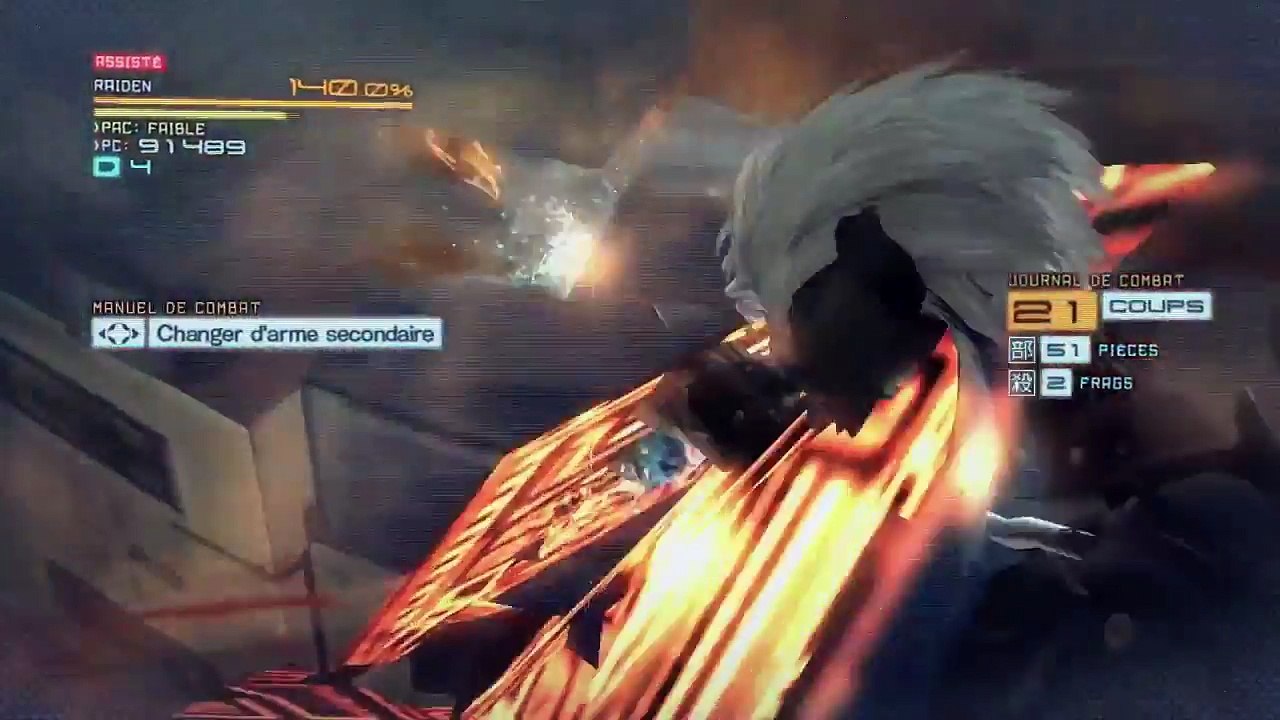 Test vidéo - Metal Gear Rising: Revengeance (Test Partie 1/2 - Graphismes et Gameplay)