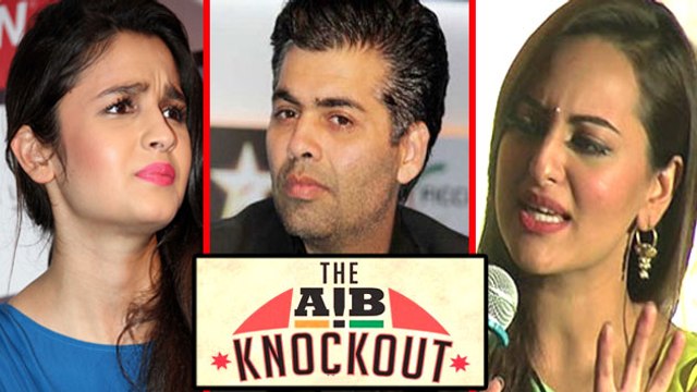 AIB Knockout: Alia, Sonakshi, Karan LASHED Out