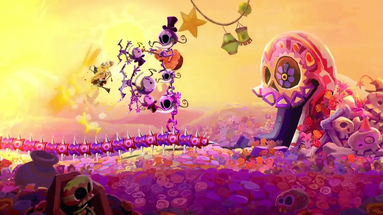 Extrait / Gameplay - Rayman Legends (Music Level - Eye of the Tiger !)