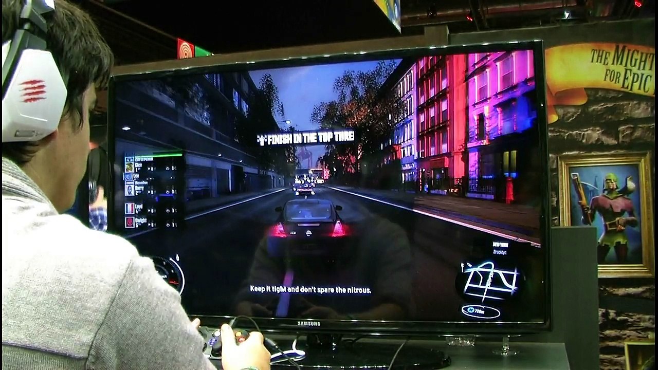 Extrait / Gameplay - The Crew (Conduite Nocturne - PGW 2013)