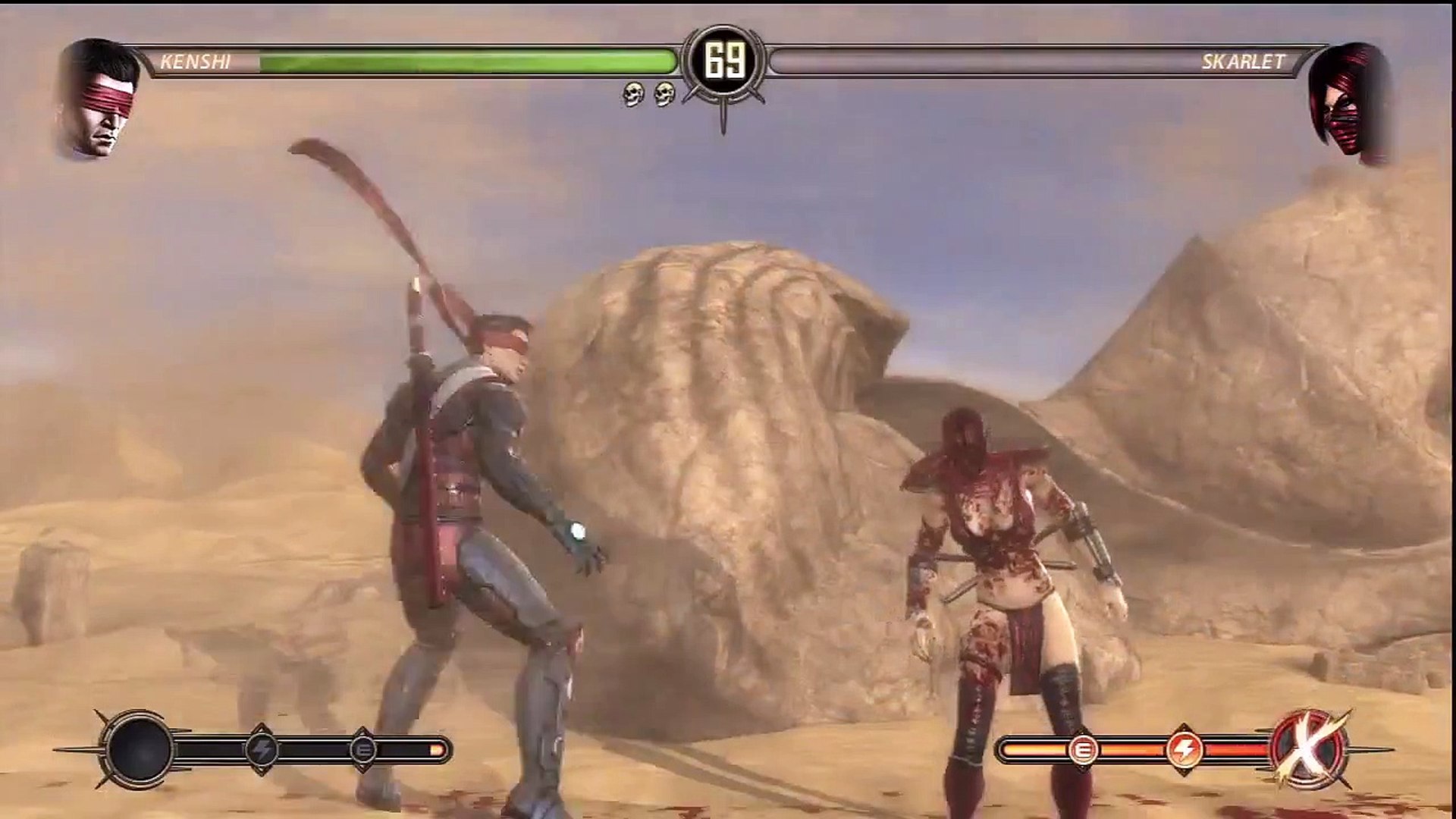 Mortal Kombat 9 Kenshi Gameplay trailer