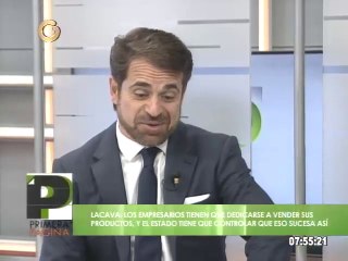Lacava: Empresarios tienen que dedicarse a hacer sus actividades