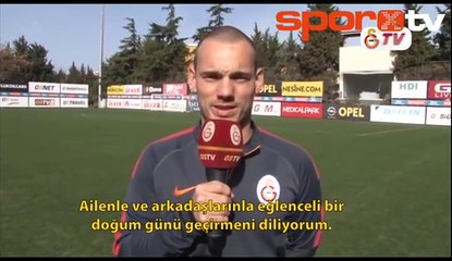 Sneijder Hagi'nin Doğum gününü kutladı