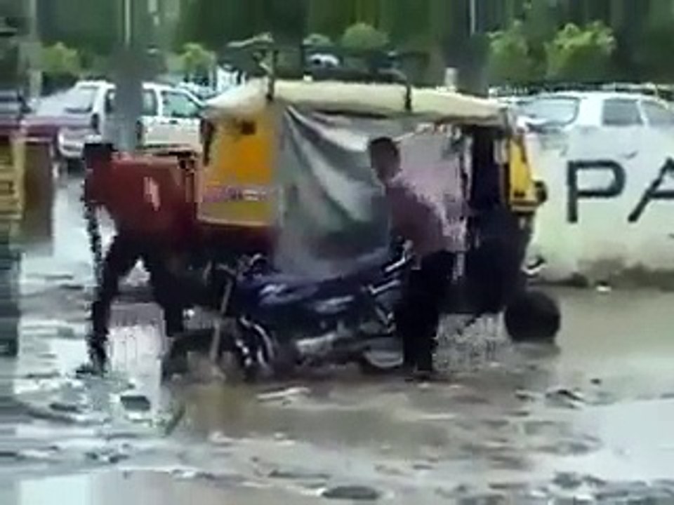 Oopss in India.. Same as Pakistani Road in Summer..