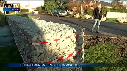 Hénin-Beaumont: le mur de pierre contre les voleurs divise les habitants