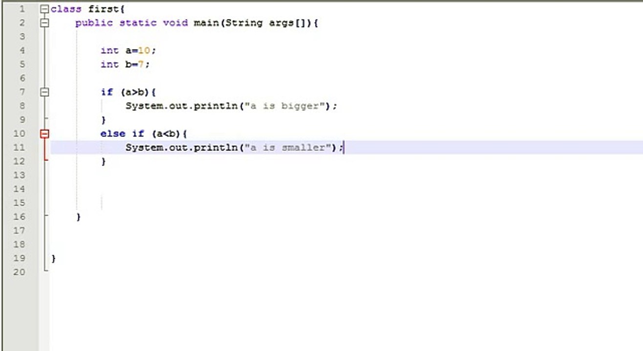 Learn Java in Urdu or Hindi 10- If Control Statement