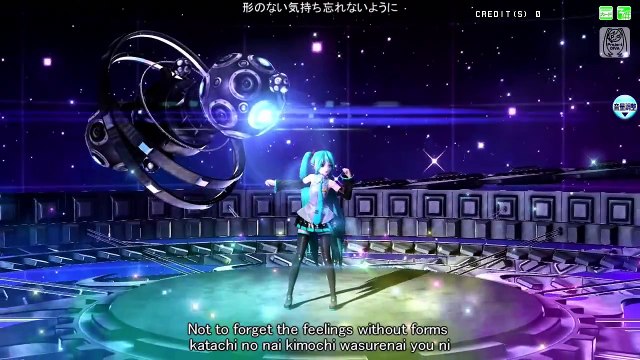 60fps Full風 Tell Your World Hatsune Miku 初音ミク Project DIVA Arcade English lyrics Romaji subtitles