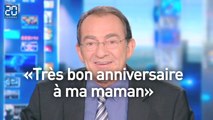 Jean-Pierre Pernaut souhaite un joyeux anniversaire à sa maman en direct