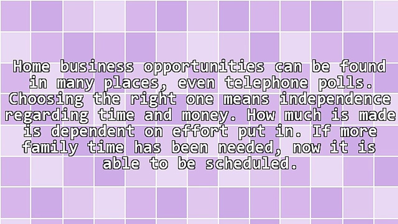 Becoming Self Employed Using Home Business Opportunities