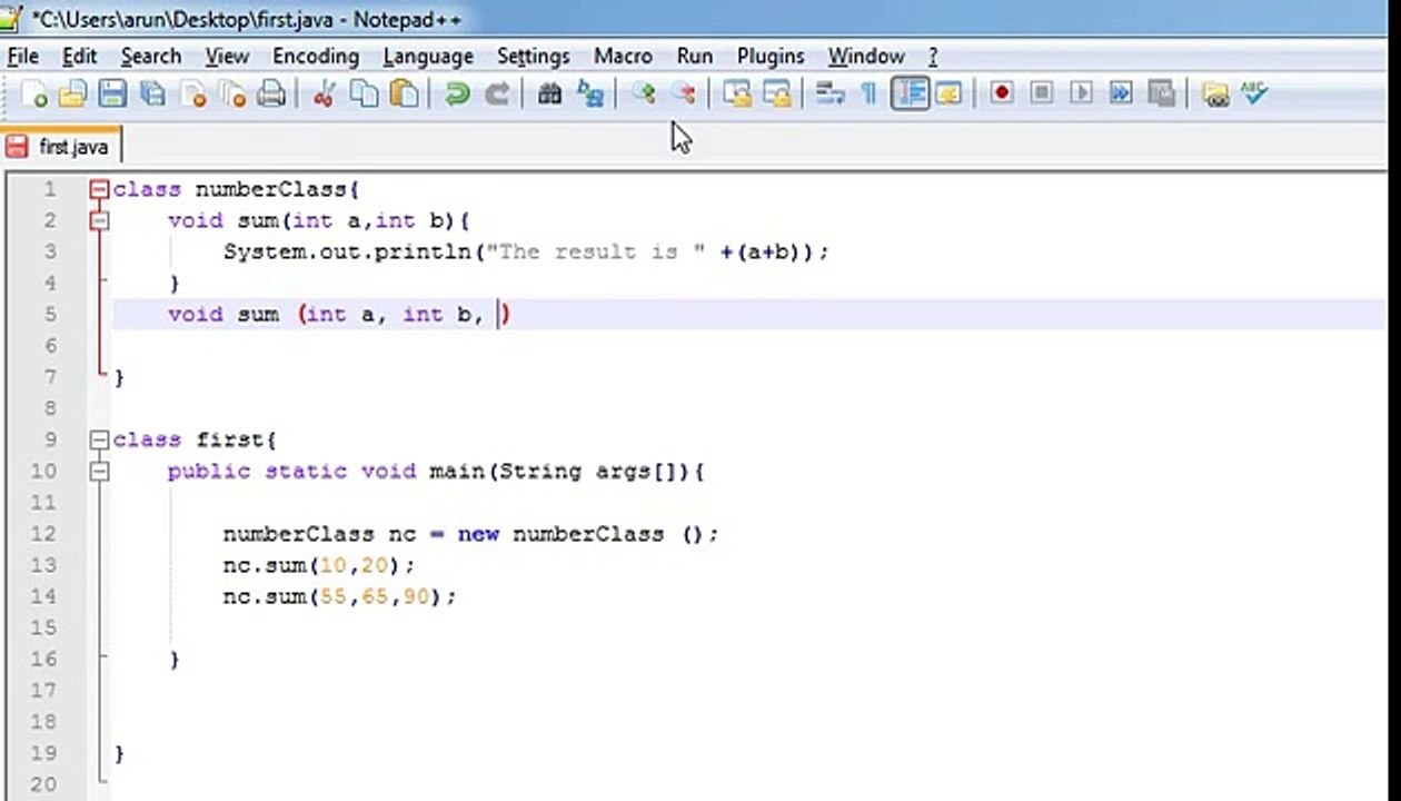 Learn Java in Urdu or Hindi 17- Method Overloading
