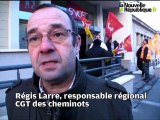 Tours : le président de la SNCF interpellé par les cheminots