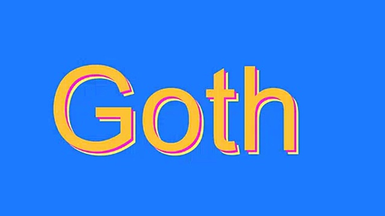 How to Pronounce Goth (Urban Slang Word)