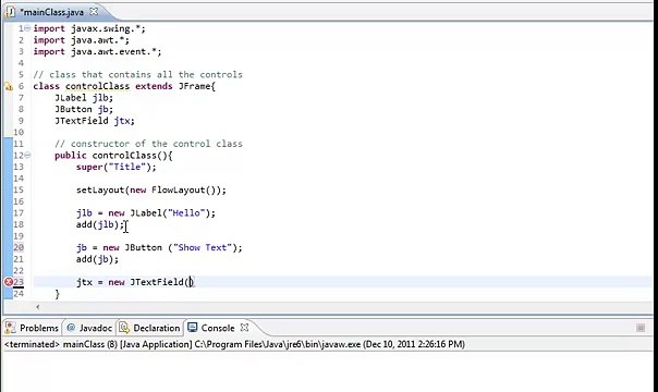 Learn Java in Urdu or Hindi 51- Event Handling