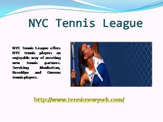 New York City Tennis League - TennisNewyork.com
