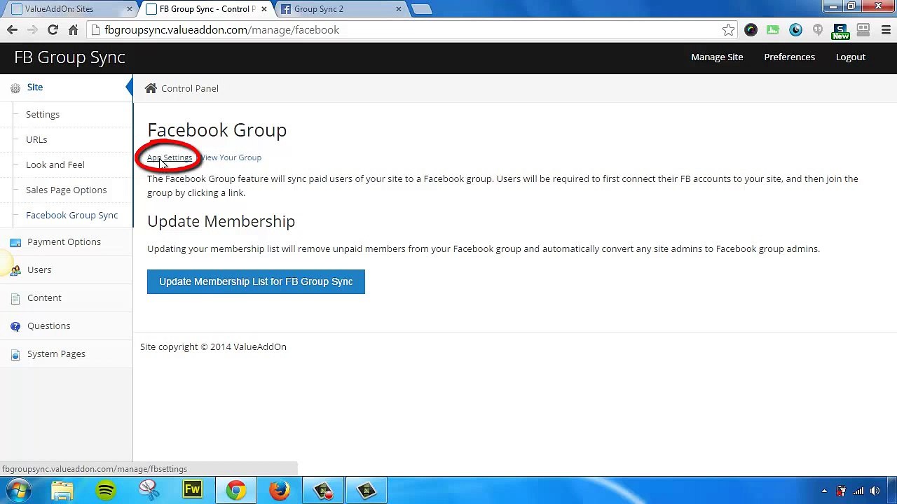 ValueAddon Software REVIEW: Overwriting Your Facebook Group Sync Tool Settings