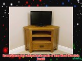 TUCAN RUSTIC OAK CORNER TV PLASMA DVD VIDEO UNIT STAND / SOLID CABINET FURNITURE / LIVING ROOM