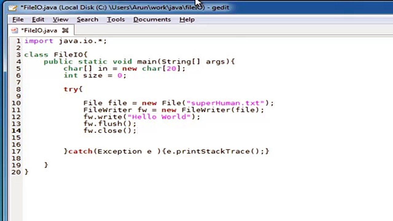 Learn Java in Urdu or Hindi 57 - File Reader and File Writer