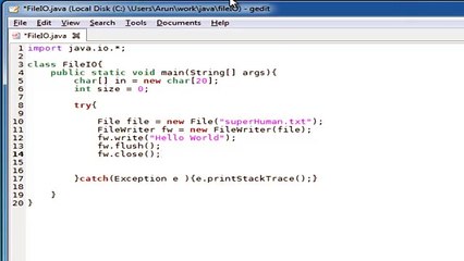 Learn Java in Urdu or Hindi 57 - File Reader and File Writer