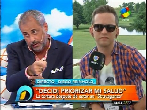 Pronto.com.ar - Diego Reinhold cuenta su mala experiencia en Stravaganza
