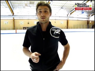 Brian Joubert avant les championnats du monde de patinage artistique à Moscou