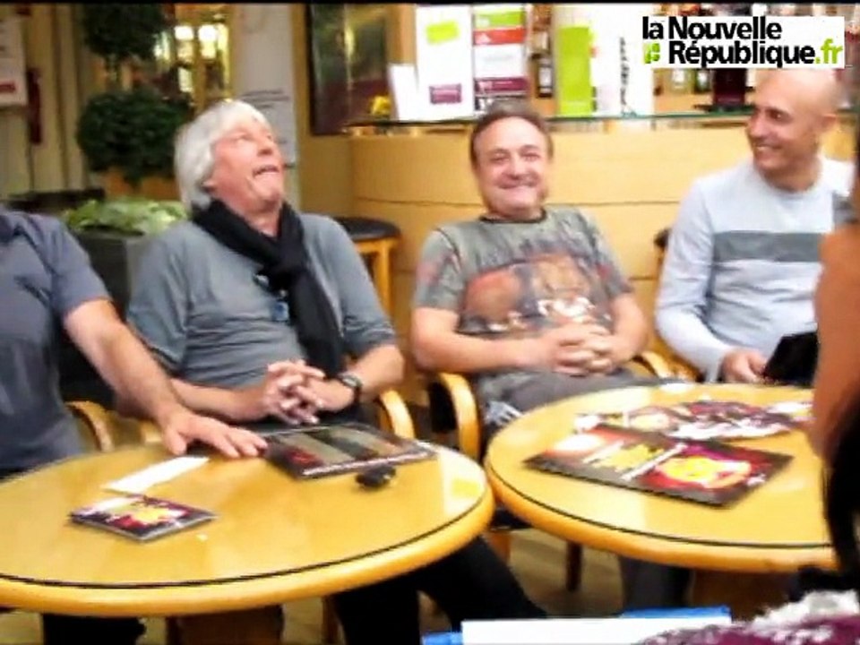 Emile et images, Jean-Pierre Mader, Début de soirée... face aux lecteurs de la NR