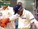 Ajit Agarkar raises his bat scoring first run after record 7 consecutive ducks - Funny Indian cricket moment