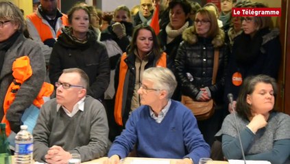 Landerneau. Conseil municipal : des agents hospitaliers font entendre leur revendication