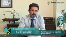 Menisküs nedir ve vücuttaki görevi nedir? Op. Dr. Müjdat Ök