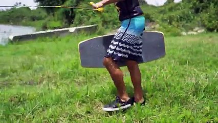 Skateboarding on Water with Sea-doo! 4K Wakeskating!