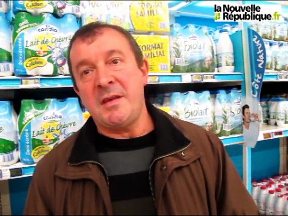 Parthenay : action de la FNSEA 79 chez Leclerc