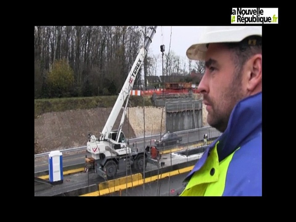 Périphérique : une passerelle pour les ouvriers du tramway