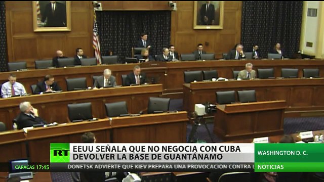 Estados Unidos no plantea devolverle territorio de Guantanamo a Cuba