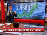 Cumhurbaşkanı Erdoğan Faiz dedikçe Dolar rekor kırıyor