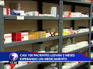 Casi 100 pacientes con leucemia corren riesgo de morir por falta de un medicamento