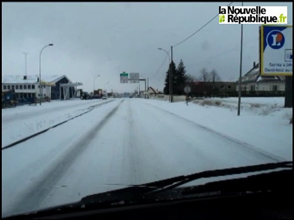 Niort sous un manteau de neige