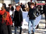 Les Anonymous manifestent contre l'ACTA à Poitiers
