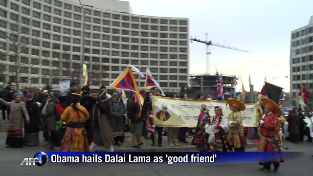 Obama hails Dalai Lama as 'good friend'