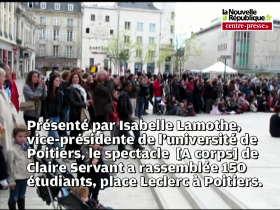 Chorégraphie inaugurale du festival [A corps] de Poitiers