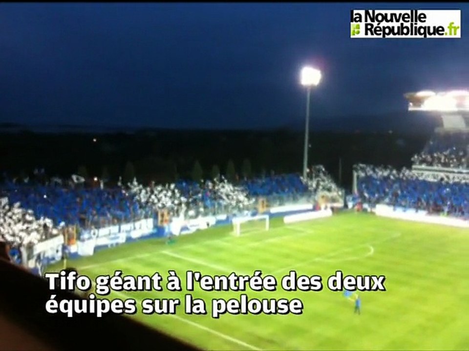 Ambiance au stade Furiani pour le match Bastia - Berrichonne